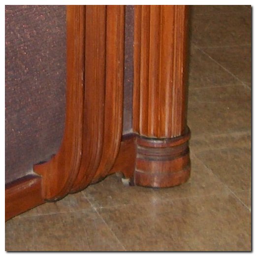 Even the feet on this cabinet are in great shape