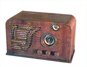 Airline wooden radio